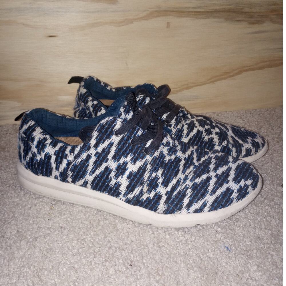 Women's Toms Aztec 7 Del Rey Tribal Sneakers Shoes